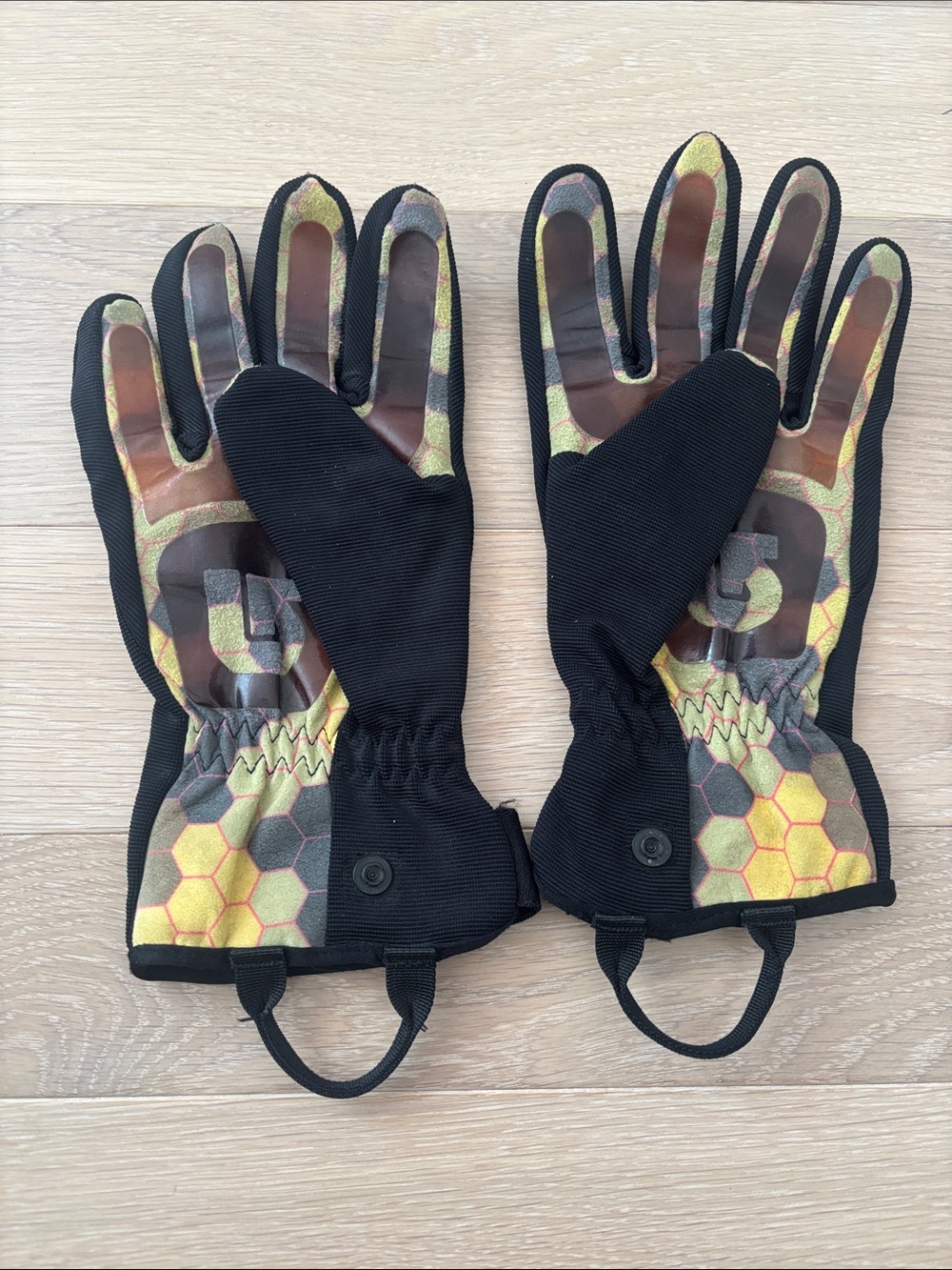Y2K Burton Ronin Camo Gloves XL